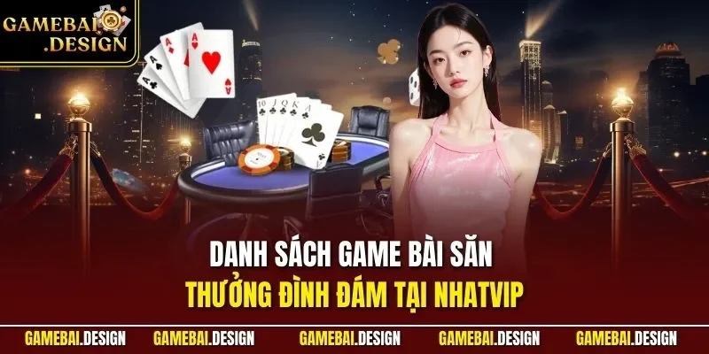 Danh sách game bài săn thưởng đình đám tại NHATVIP